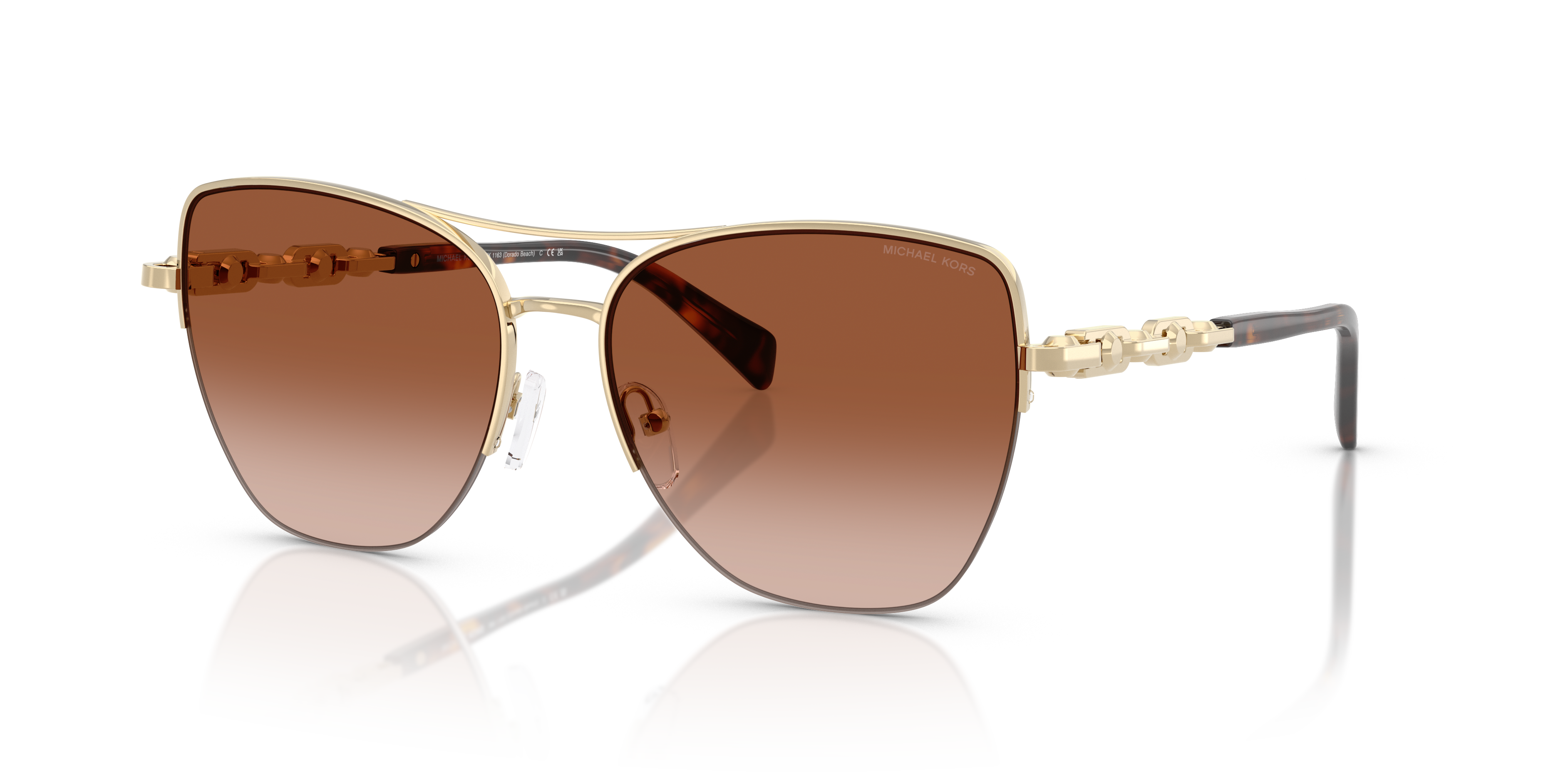 Gafas de Sol Michael Kors Dorado Beach MK1163 101413 57 16