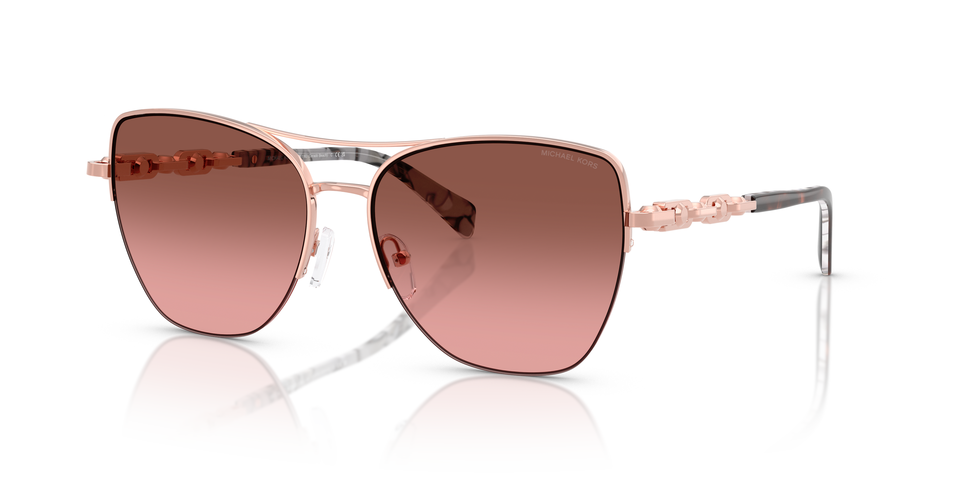 Gafas de Sol Michael Kors Dorado Beach MK1163 110811 57 16