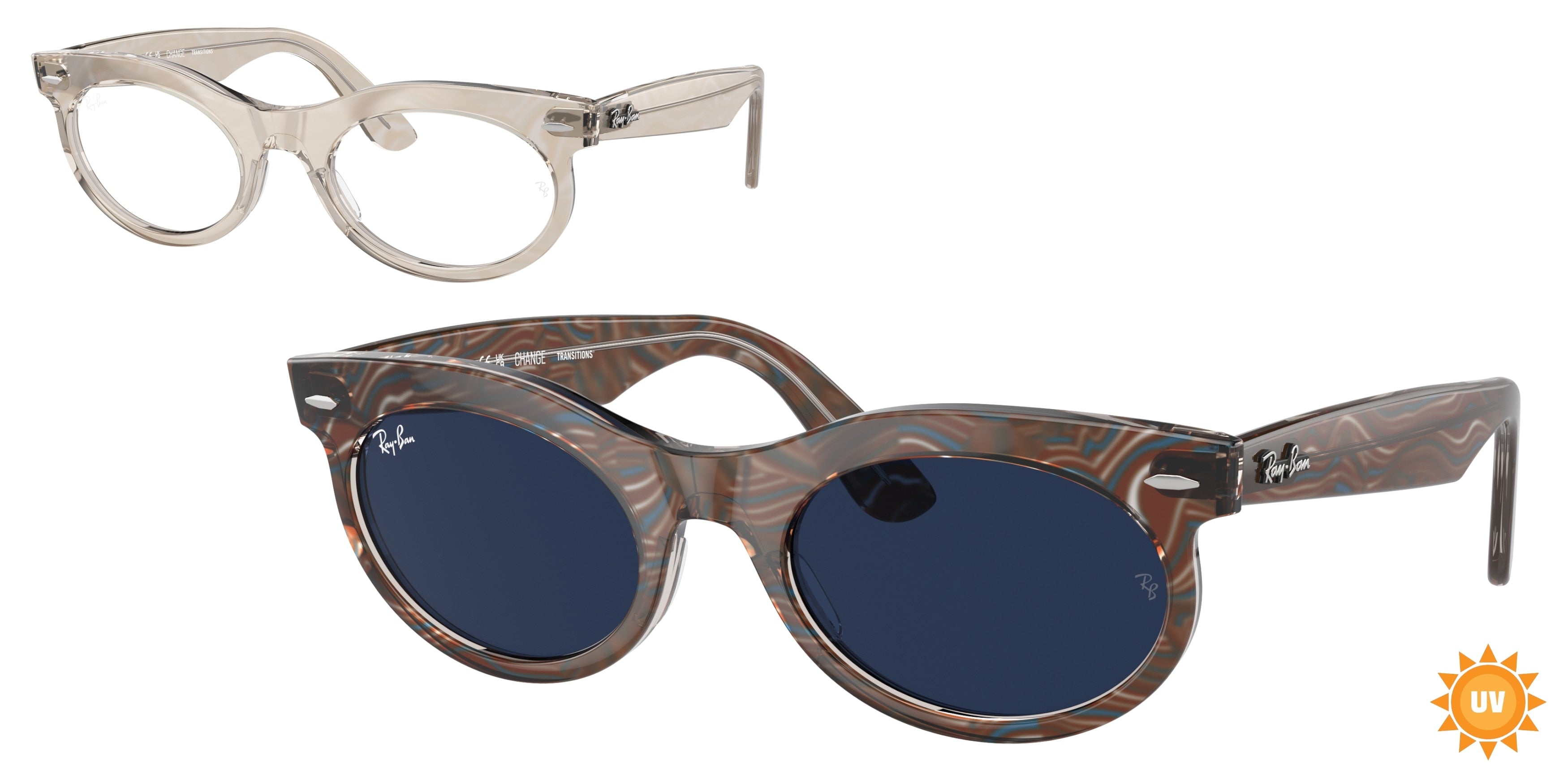 Gafas de Sol Ray-Ban WAYFARER OVAL RB2242 1383GG 53 22