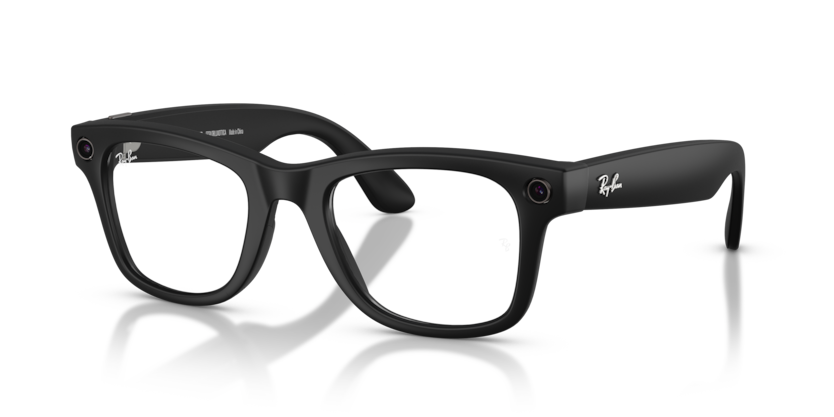 Sunglasses Ray-Ban Meta Wayfarer RB4012 601SSB 53 22