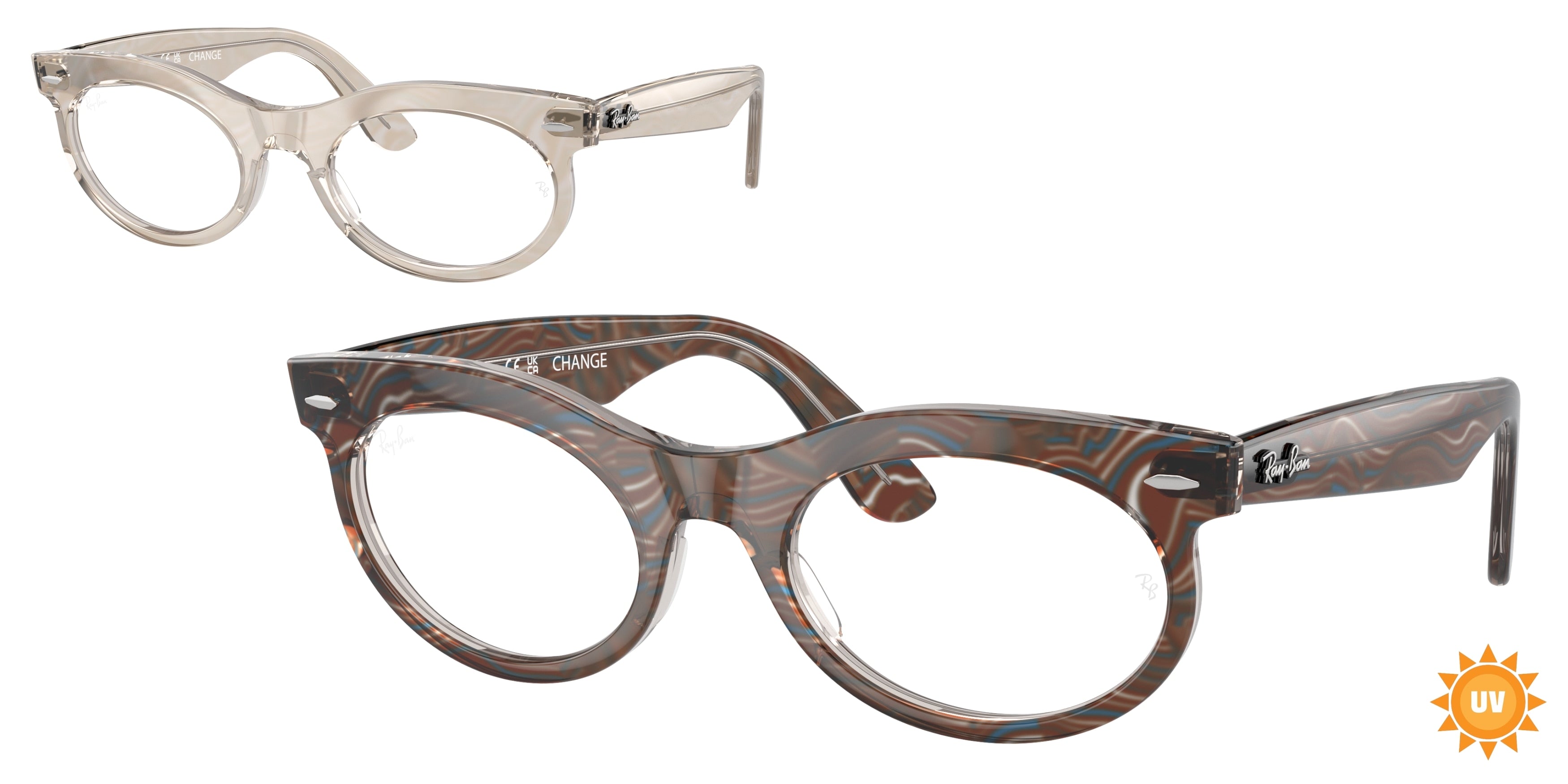 Gafas Graduadas Ray-Ban WAYFARER OVAL RX2242V 8291 50 22