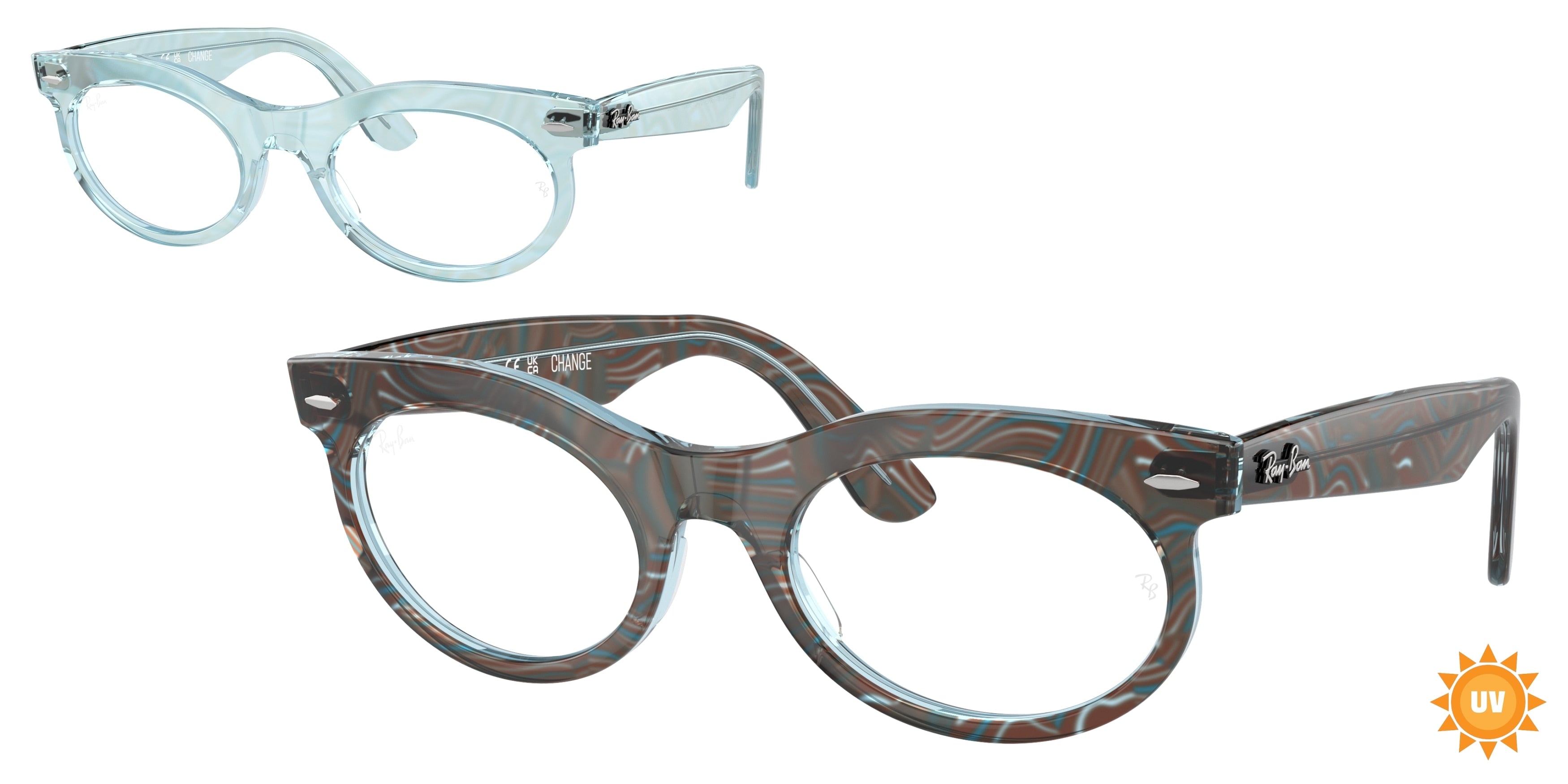 Gafas Graduadas Ray-Ban WAYFARER OVAL RX2242V 8293 50 22
