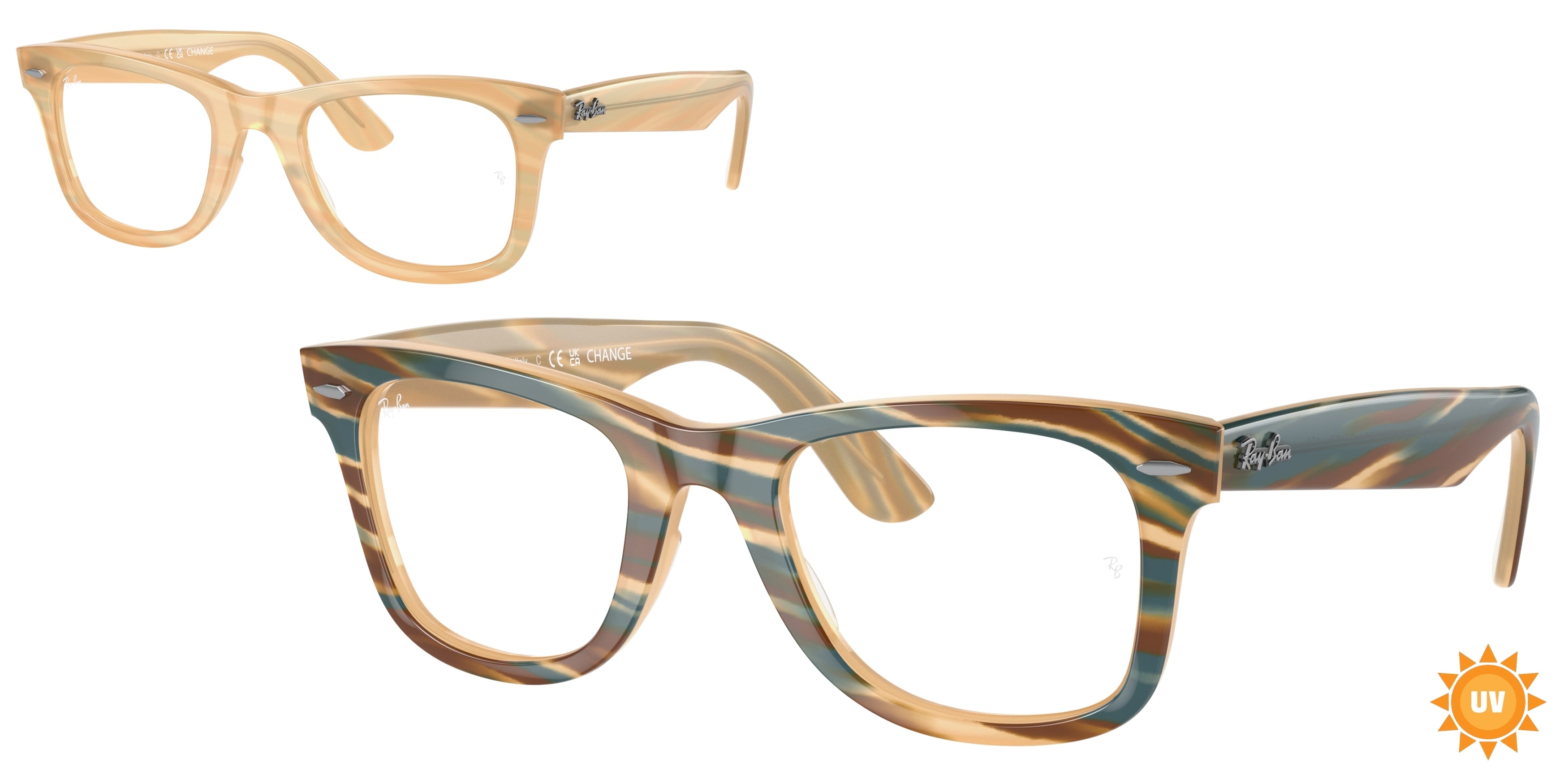 Gafas Graduadas Ray-Ban WAYFARER EASE RX4340V 8383 50 22
