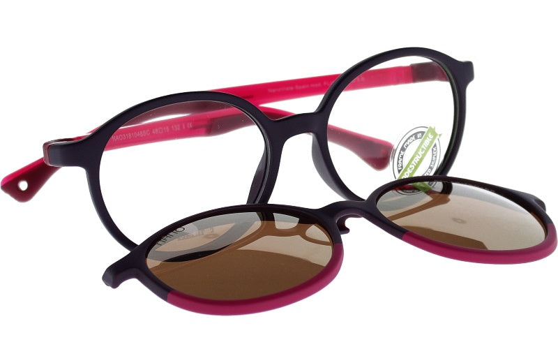 Gafas Graduadas Nanovista Flicker Clic 3.0 NAO3181048SC Purpura Mate Frambuesa 48 15