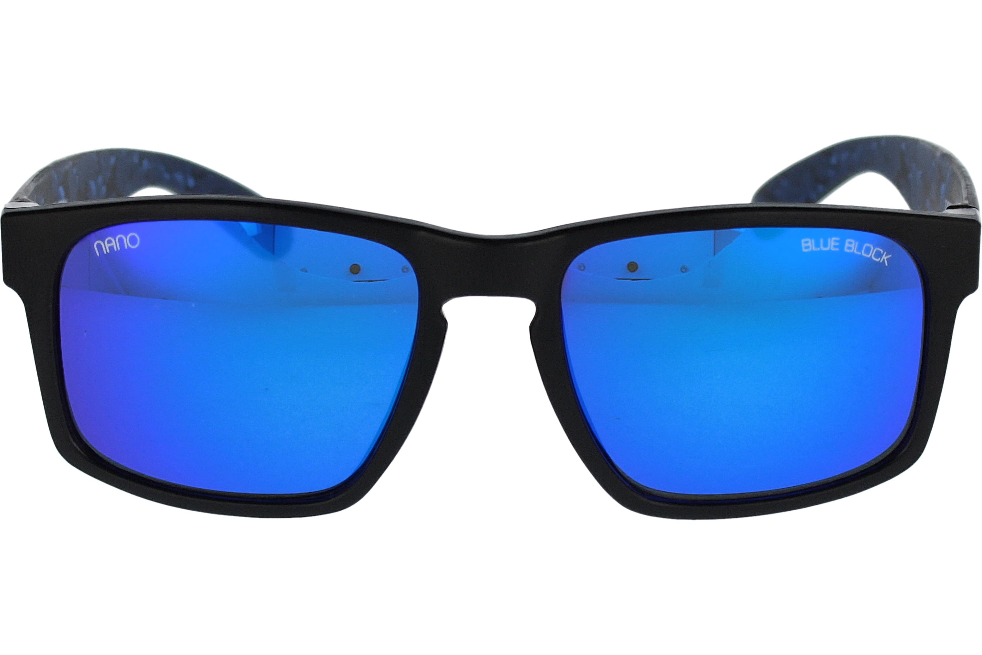 Gafas de Sol Nanovista NS Oops Negro-Azul Rvo Azul 49 18