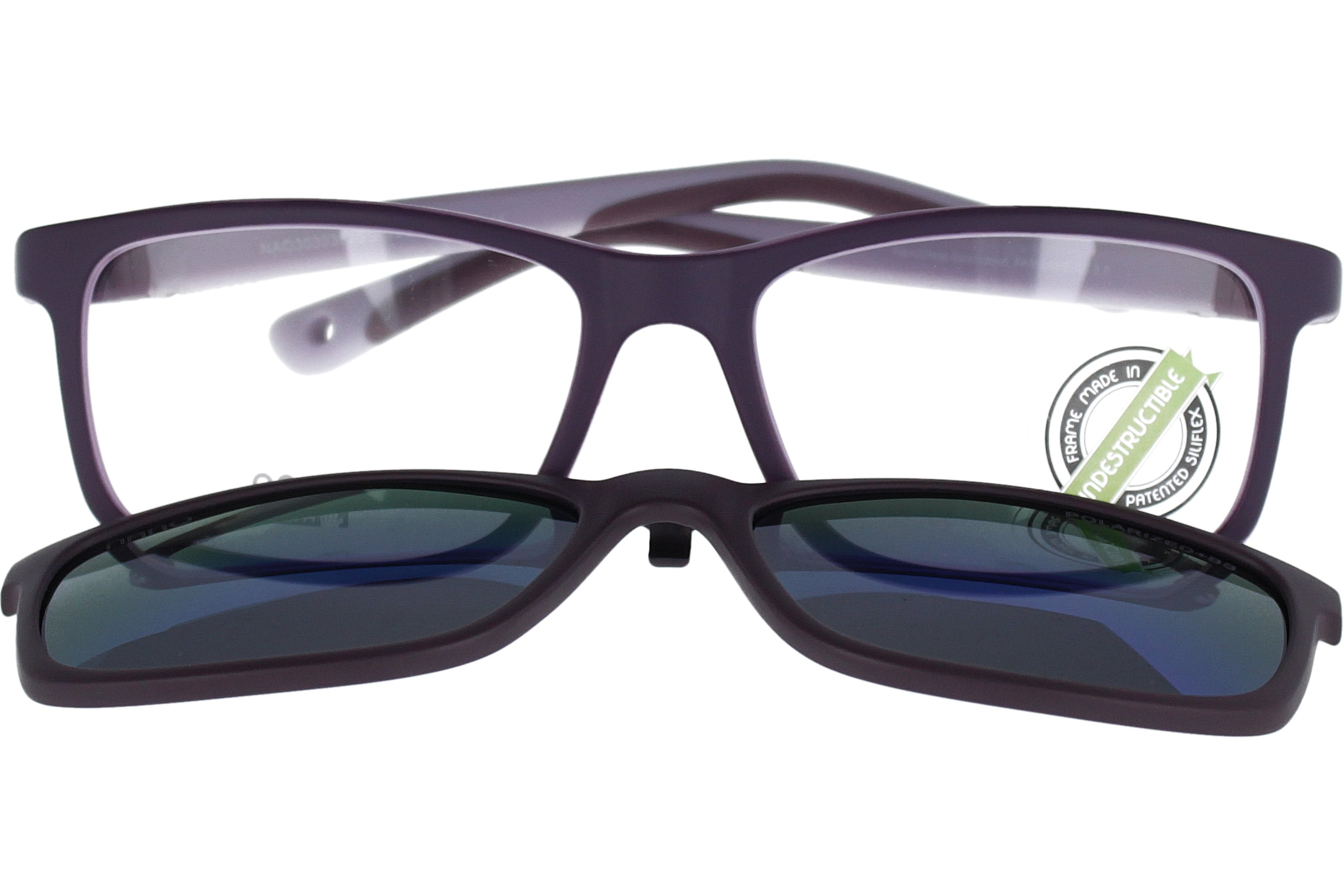 Gafas Graduadas Nanovista Fangame Clic 3.0 NAO3030352SC Bicolor Violeta Mate Lila 52 15