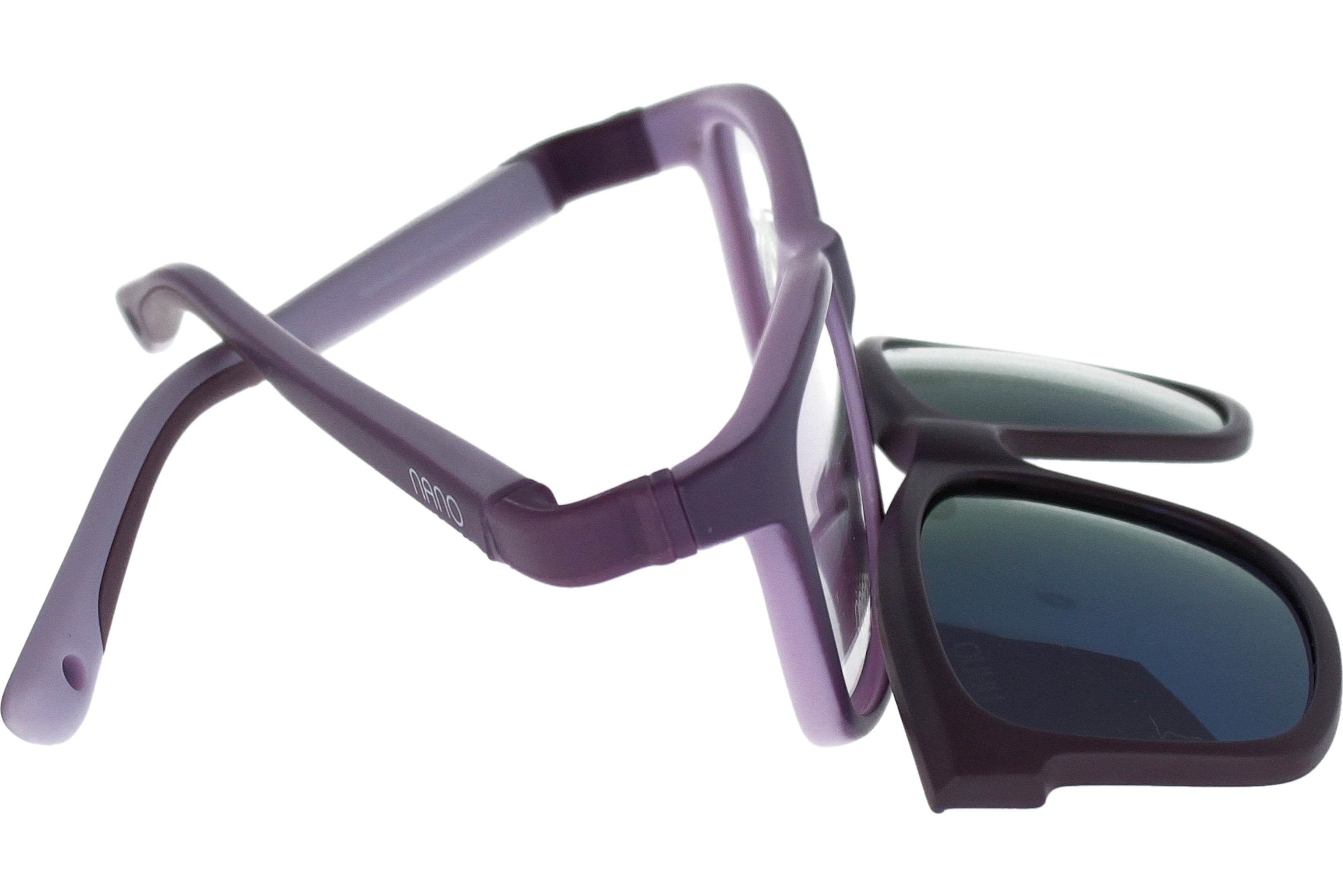 Gafas Graduadas Nanovista Fangame Clic 3.0 NAO3030352SC Bicolor Violeta Mate Lila 52 15