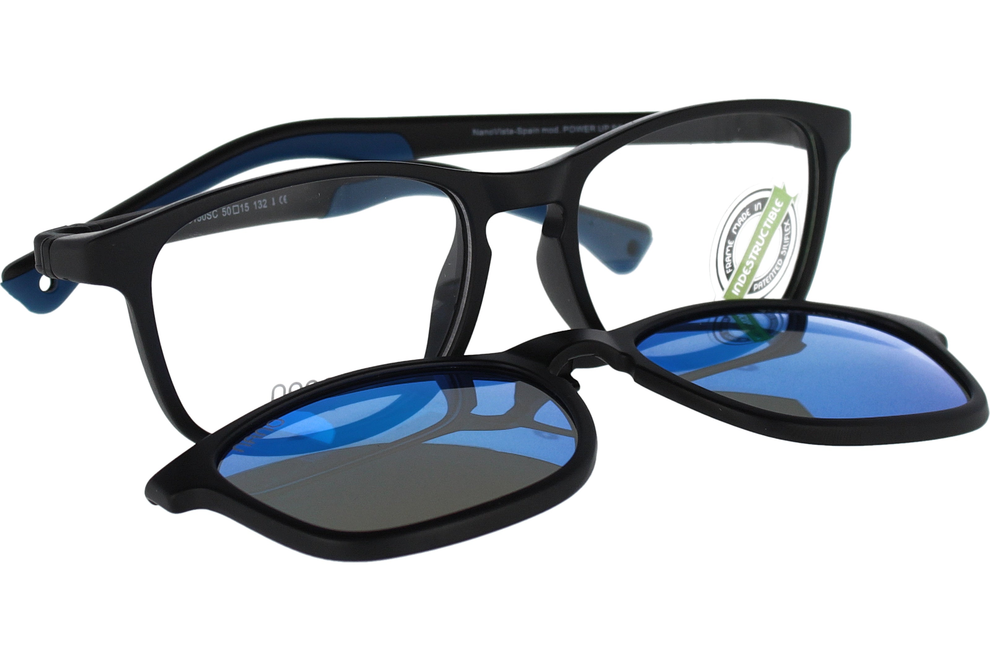 Gafas Graduadas Nanovista Power Up Clip 3.0 NAO3080150SC 50 15
