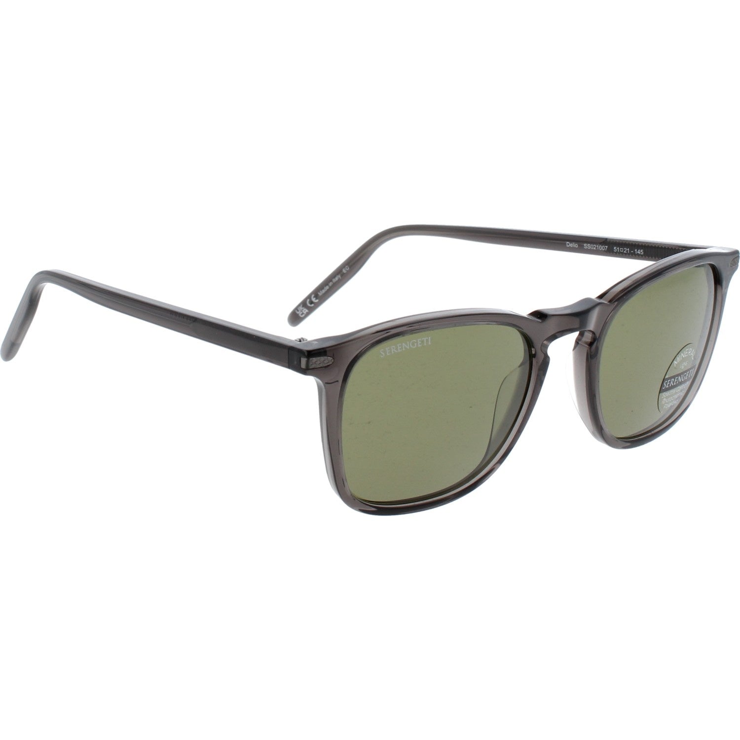Gafas de Sol Serengeti SG 021007 Delio Shiny Translucent Dark Grey 51 21