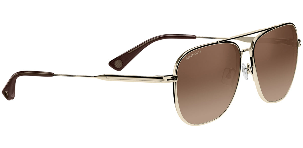 Gafas de Sol Serengeti Navigator 865005 Gold 55 18