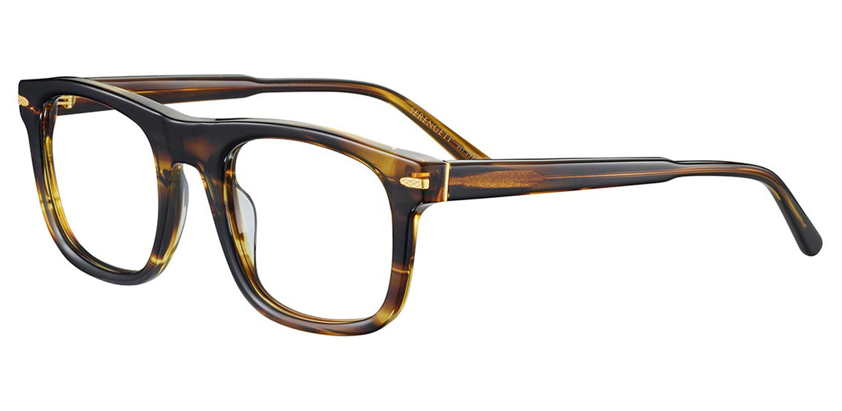 Gafas Graduadas Serengeti Nelson 591002 Shiny Ocre Tortoise 52 23