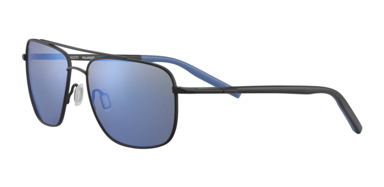 Gafas de Sol Serengeti Tellaro 8819 Black Black Blue Matte 60 17
