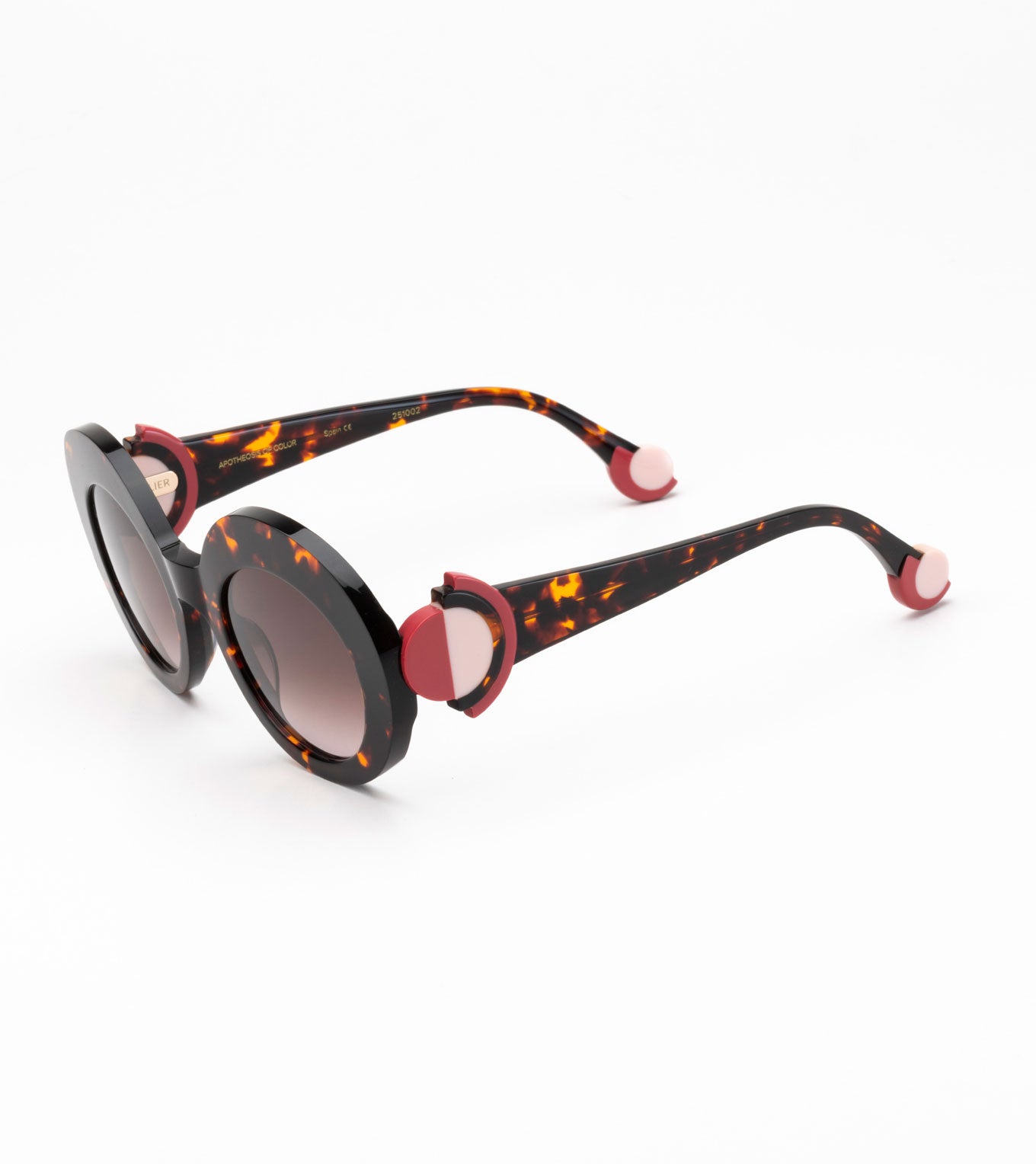 Gafas de sol Woodys Atelier Kreis carey - vista lateral
