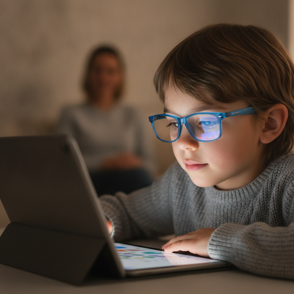 Niños y pantallas: qué le hace la luz azul a sus ojos (y cómo proteger)