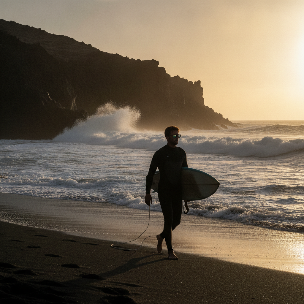 Las 7 playas de Canarias para hacer surf (y las gafas que necesitas en cada una)