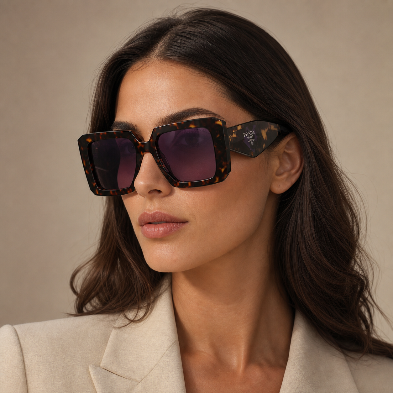 Gafas de Sol Prada PR 23YS 2AU05Q 51 19 sobre modelo - OpticalH