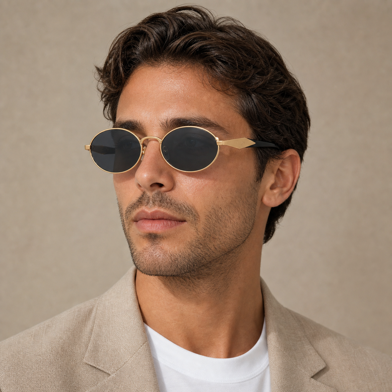 Gafas de Sol Prada PR 65ZS ZVN09T 55 20 sobre modelo - OpticalH