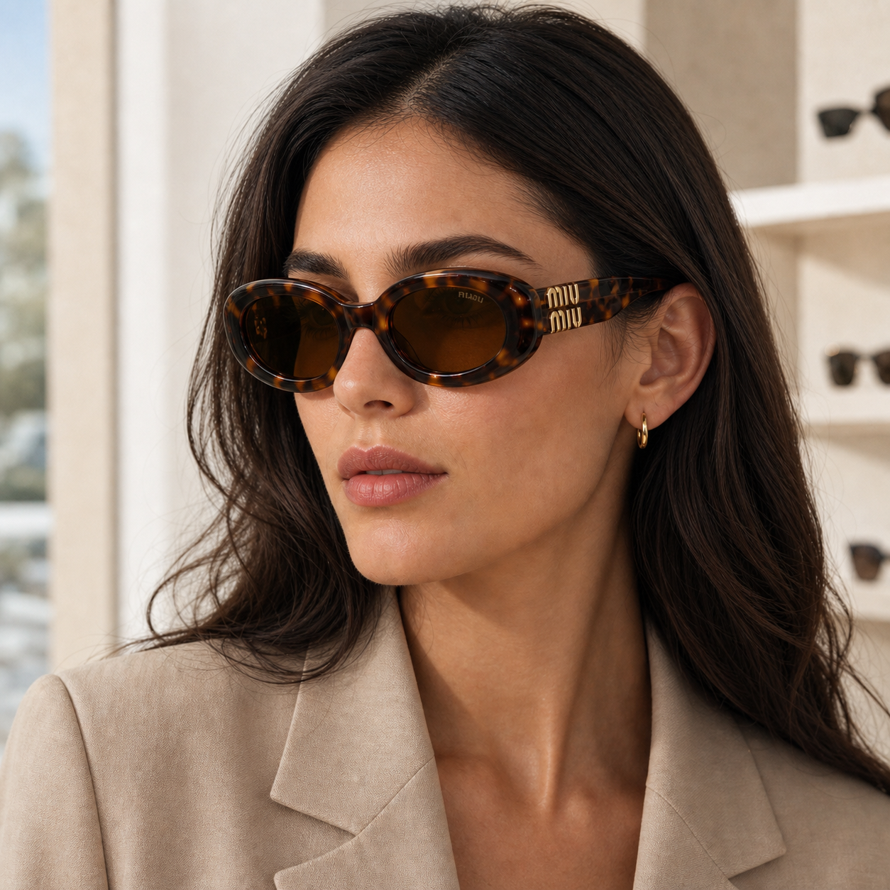 Gafas de Sol Miu Miu B09S 14L20V 52 21 sobre modelo - OpticalH