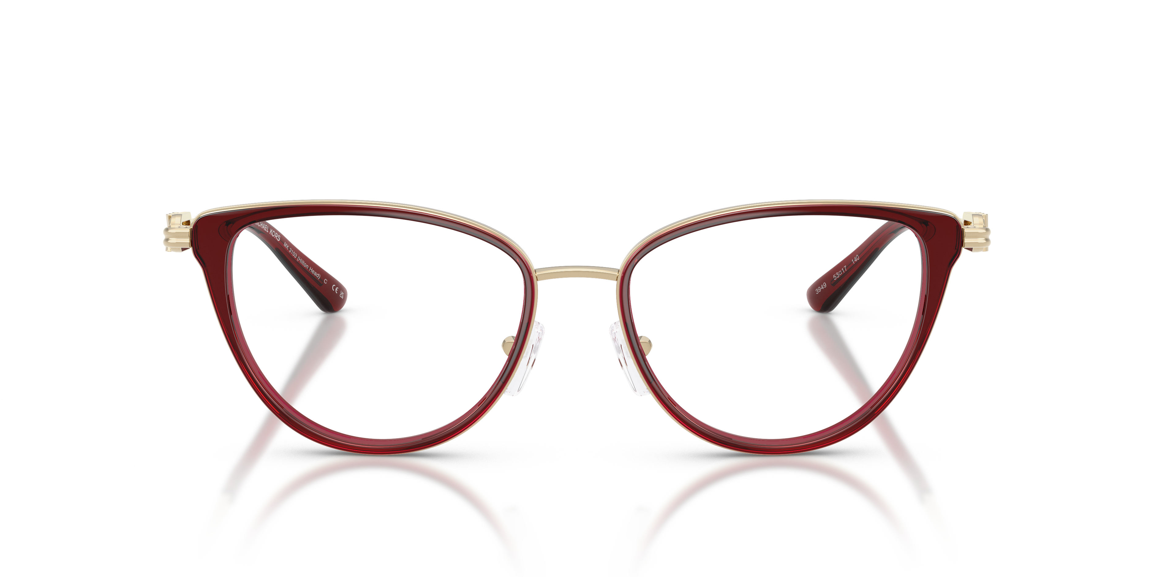Prescription Glasses Michael Kors Hilton Head MK3103 3949 53 17