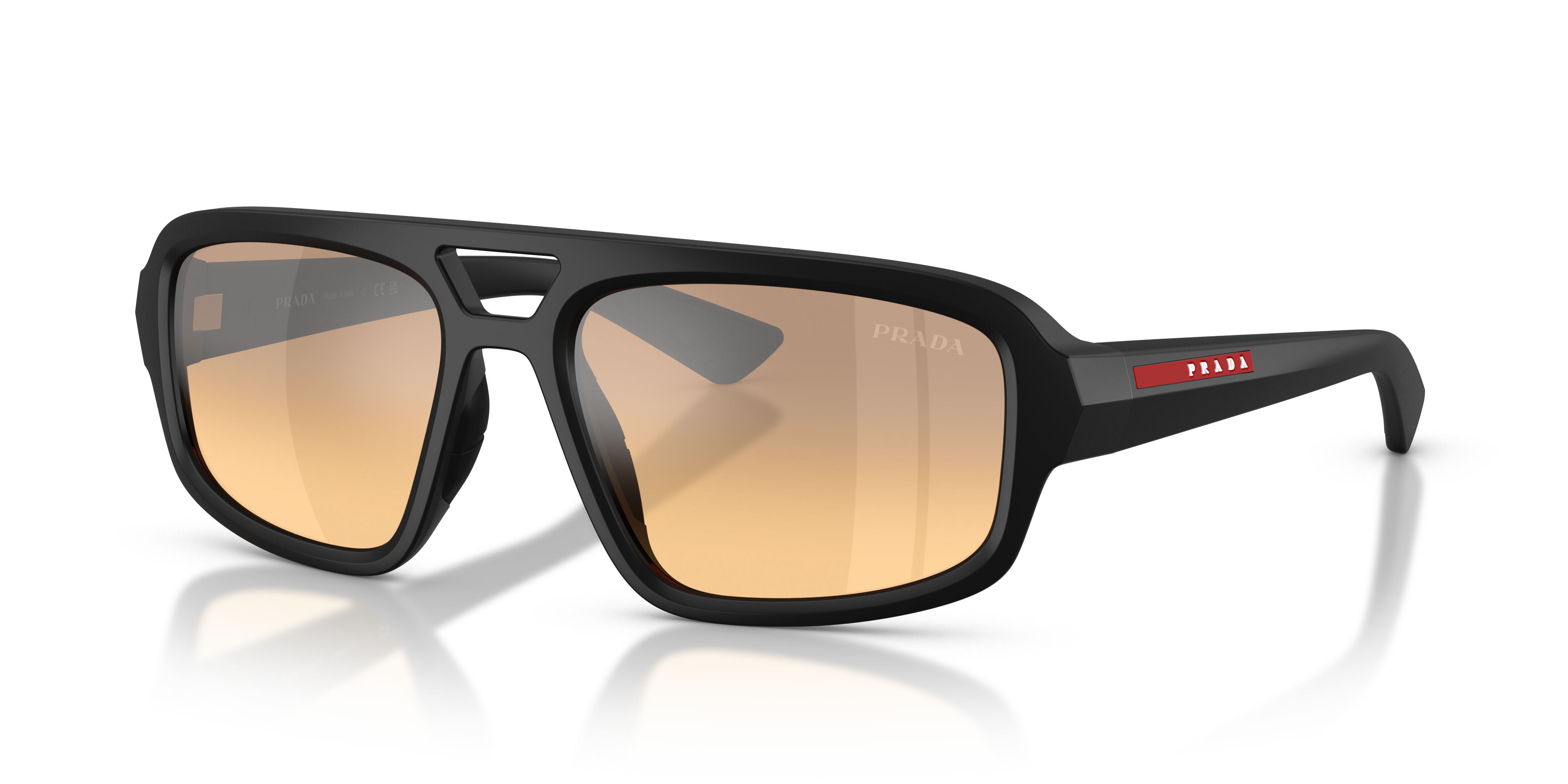 Prescription Glasses Prada Linea Rossa PSB11SU 1BO40Z 57 18