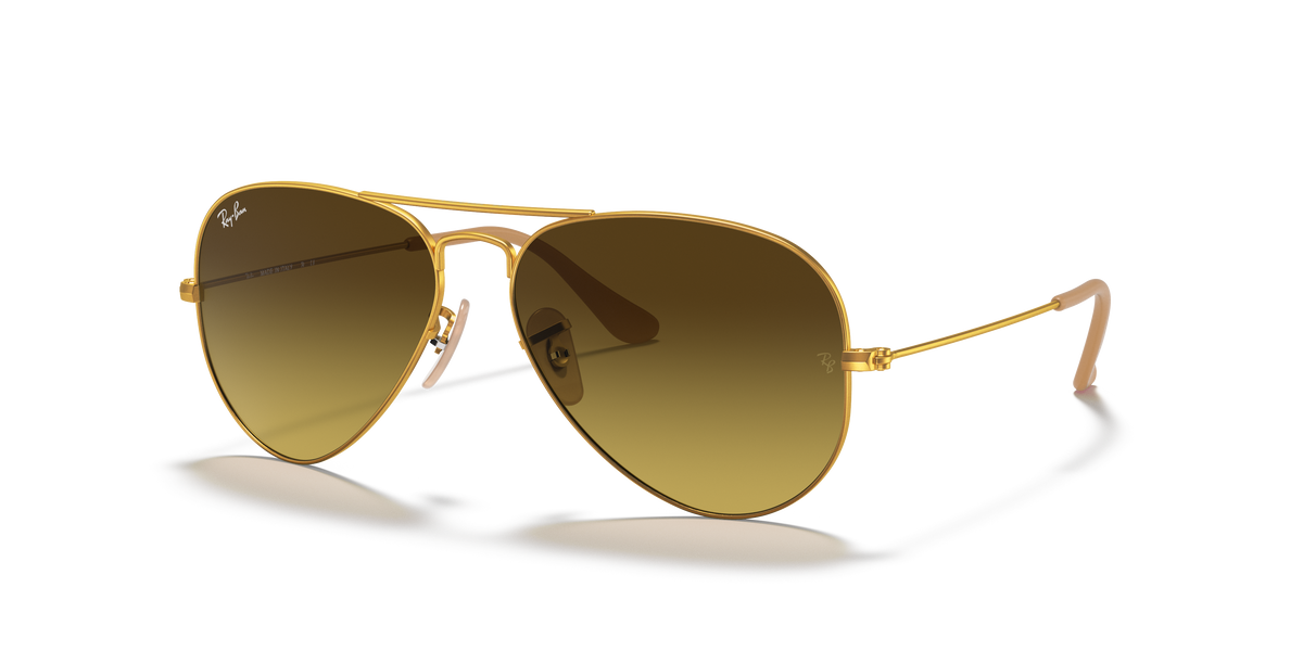 Gafas de Sol Ray-Ban AVIATOR LARGE METAL RB3025 112/85 55 14 — vista tres cuartos