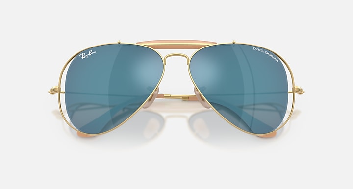 Ray-Ban RB3029M 001/55 x Dolce & Gabbana - Vista frontal cerrada