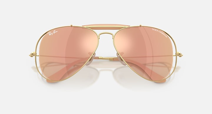 Ray-Ban RB3029M 001/7J x Dolce & Gabbana - Vista frontal cerrada