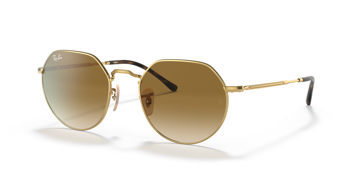 Gafas de Sol Ray-Ban JACK RB3565 001/51 55 20 — vista tres cuartos