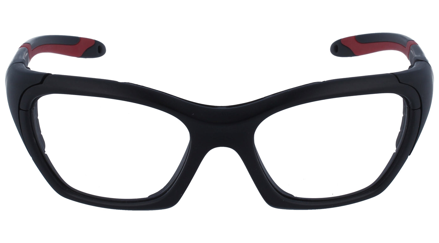 Gafas Graduadas Ver Sport Hercules Evo Vx Negro Mate/Rojo 55 18