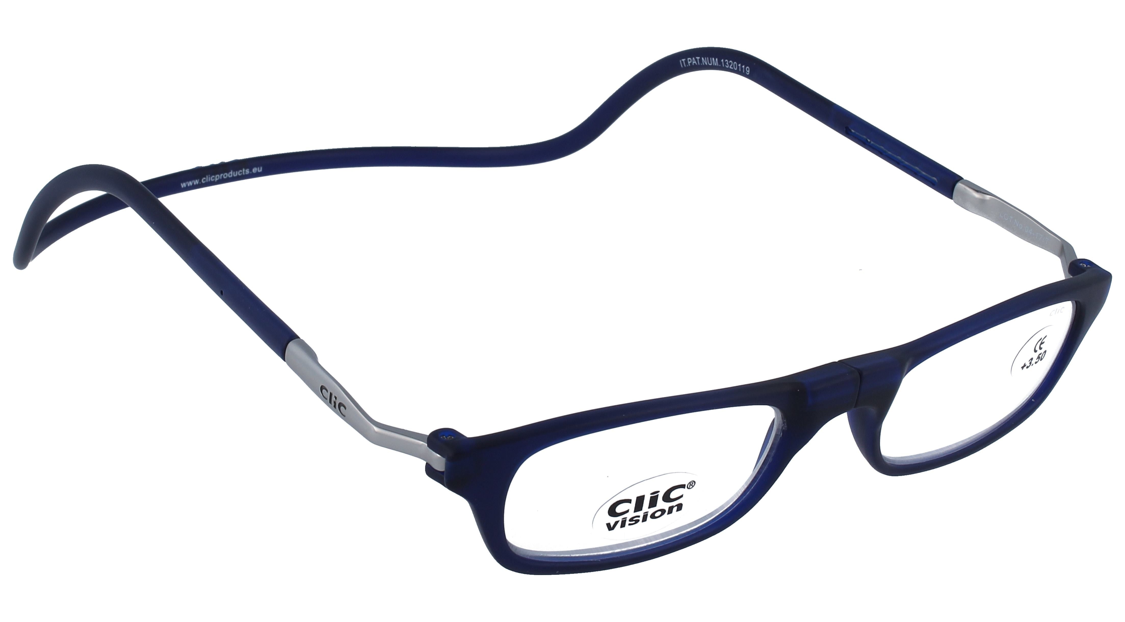 Prescription Glasses Clic Visión Azul Oscuro