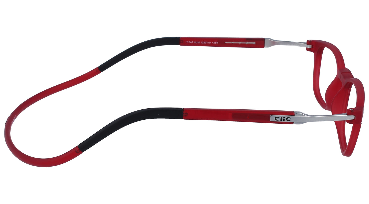 Prescription Glasses Clic Flex Wallstreet Rojo