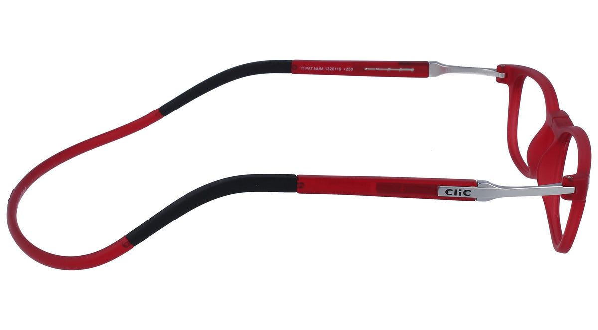 Gafas Graduadas Clic Flex Wallstreet Rojo - vista 3