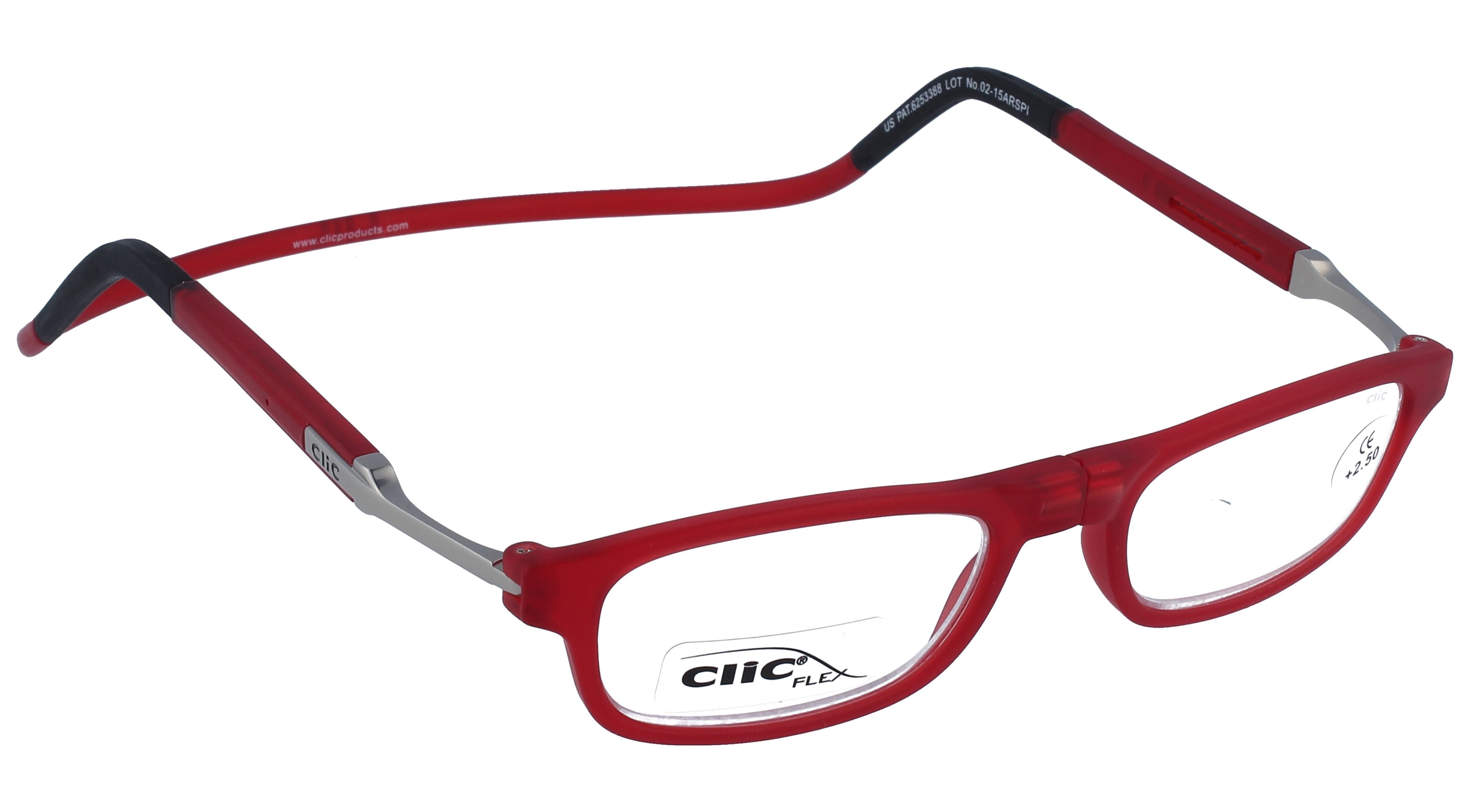 Prescription Glasses Clic Flex Rojo