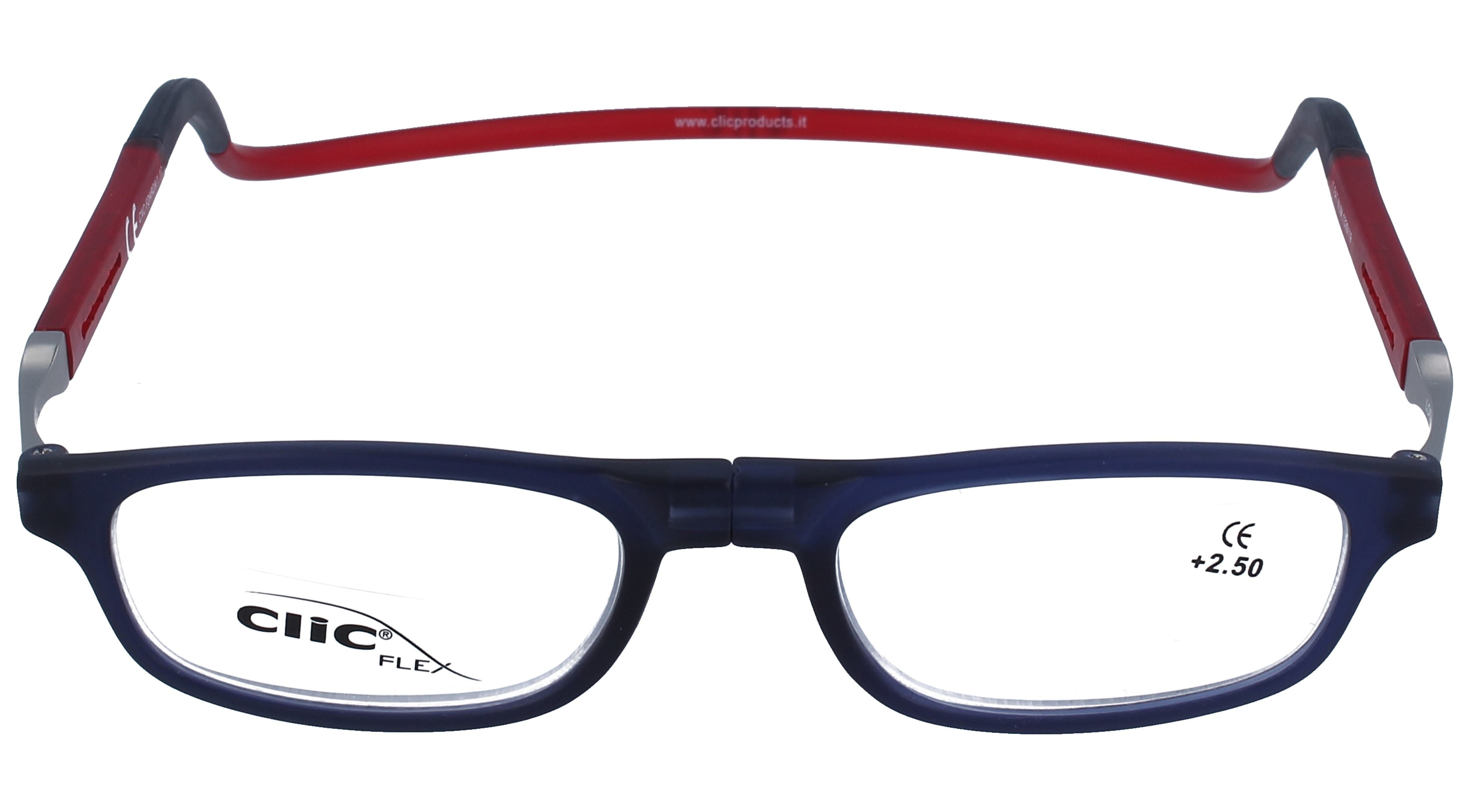 Prescription Glasses Clic Flex Azul Rojo
