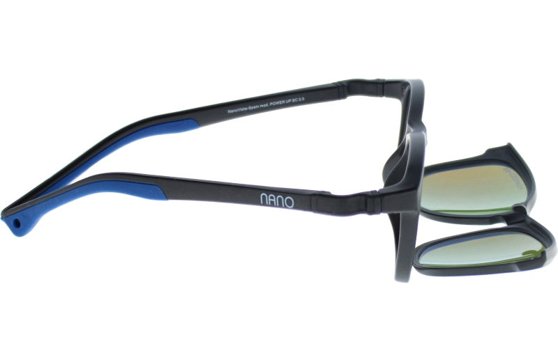 Gafas Graduadas Nanovista Power Up Clic 3.0 NAO3080148SC Negro Mate-Azul 48 15