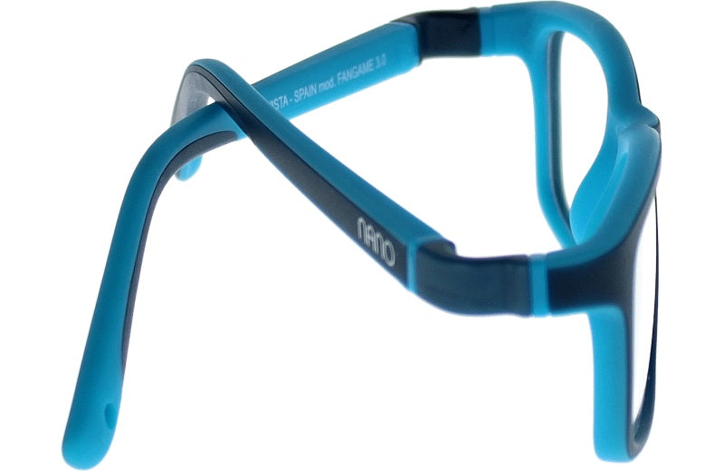 Gafas Graduadas Nanovista Fangame Clic 3.0 NAO3030450SC Bicolor Azul Mate Cian 50 15