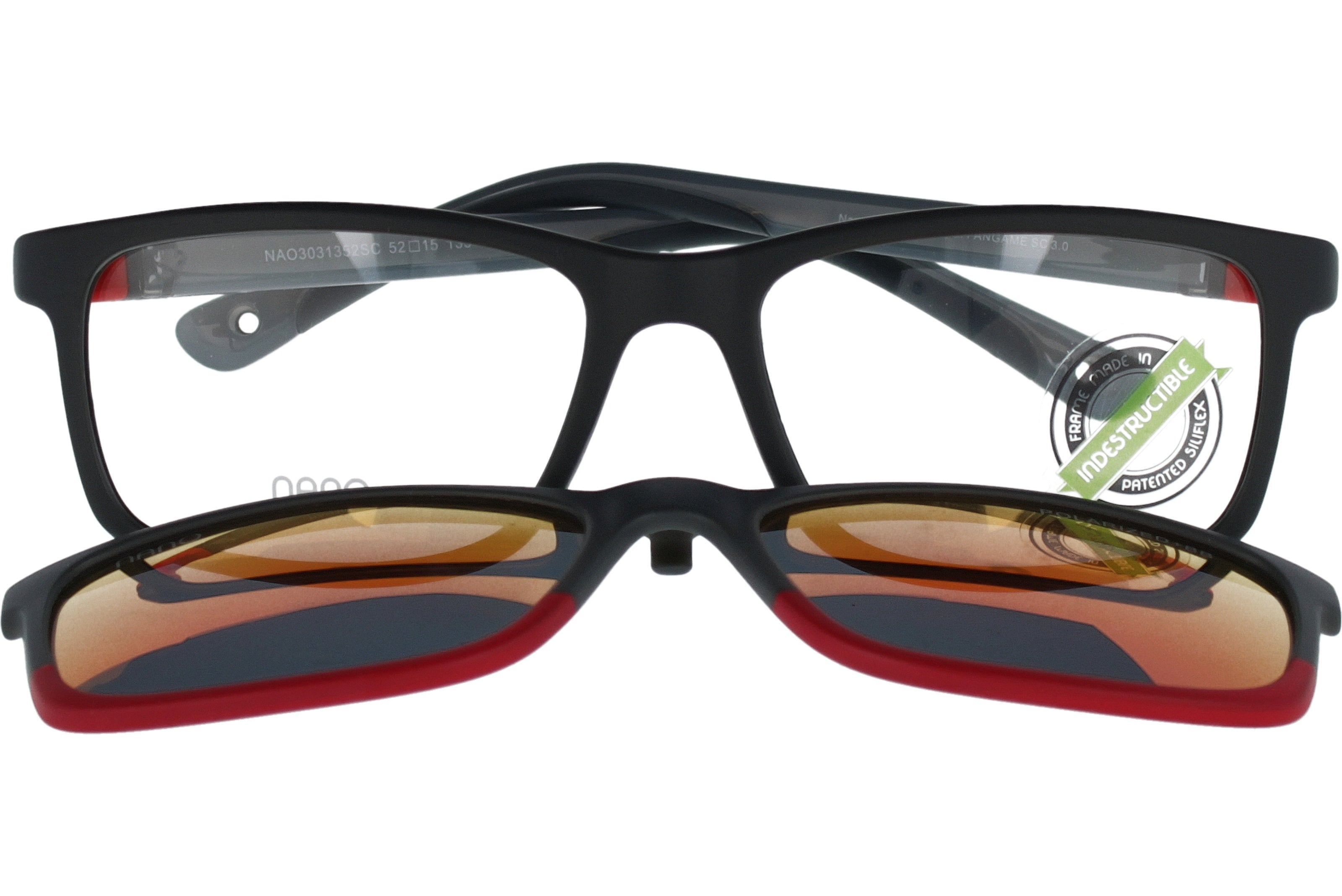 Gafas Graduadas Nanovista Fangame Clic 3.0 NAO3031352SC  52 15