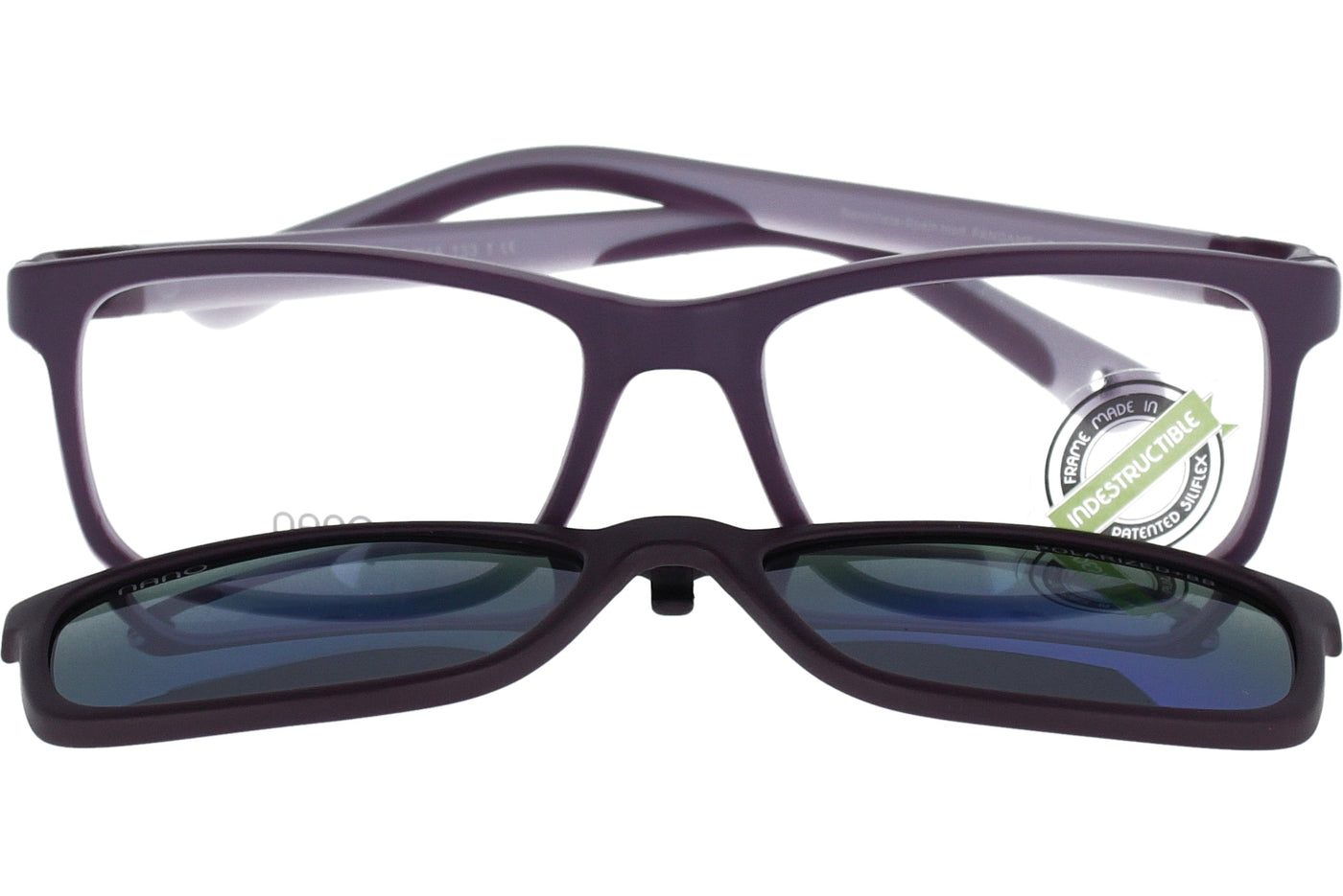 Gafas Graduadas Nanovista Fangame Clic 3.0 NAO3030350SC Bicolor Violeta Mate Lila 50 15