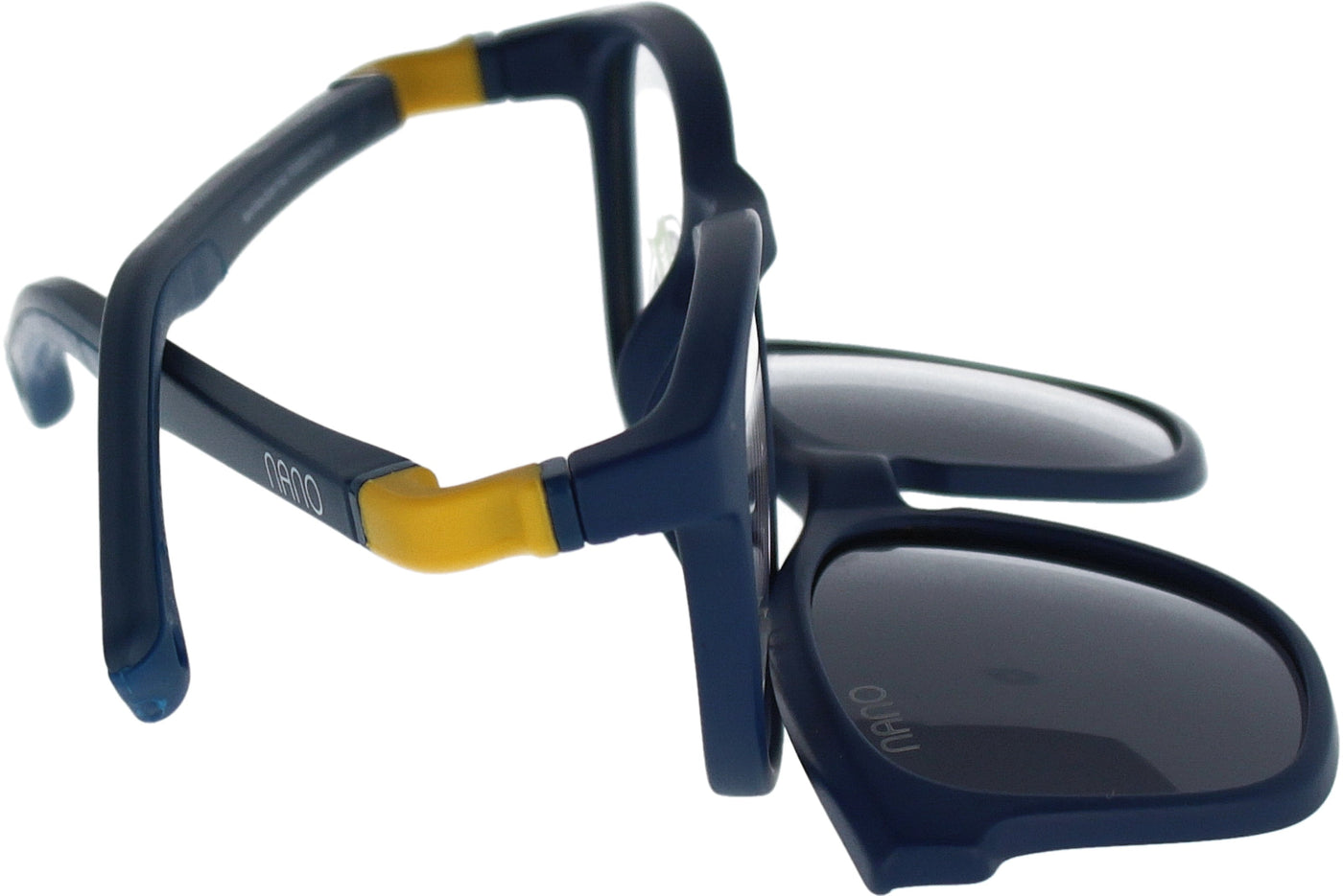 Gafas Graduadas Nanovista Power Up Clic 3.0 NAO3081348SC Marino Mate Amarillo 48 15