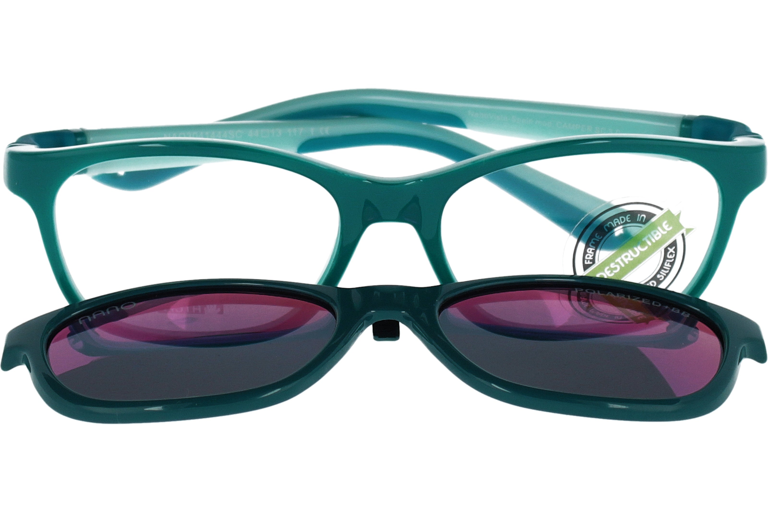 Gafas Graduadas Nanovista Camper Clip 3.0 NAO3041444SC Turquesa Menta 44 13