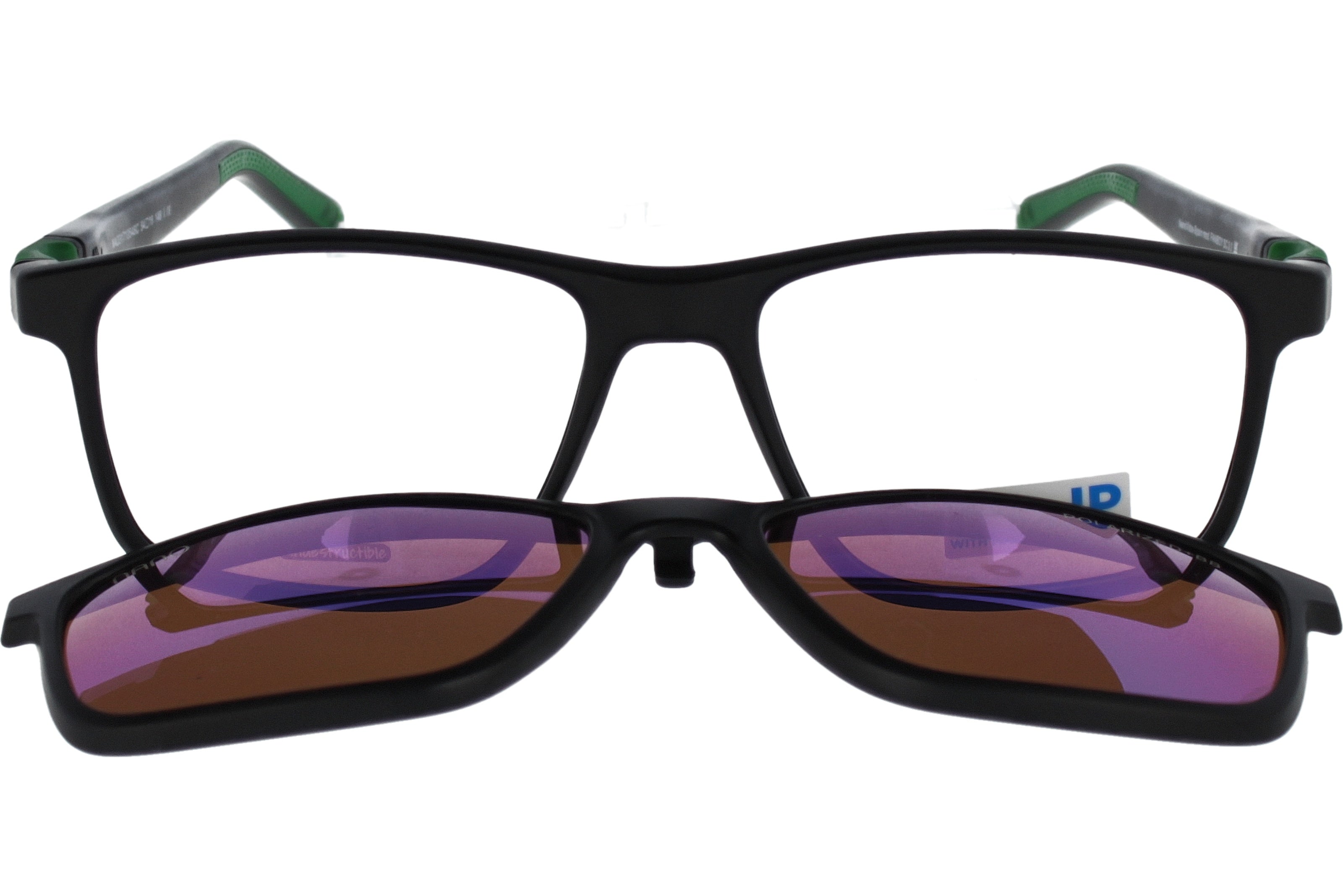 Gafas Graduadas Nanovista Fanboy Clic 3.0 NAO3171054SC Negro Mate Verde 54 16