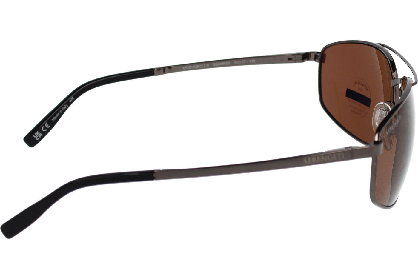 Gafas de Sol Serengeti Modugno 2.0 566005 Shiny Dark Gunmetal 63 17