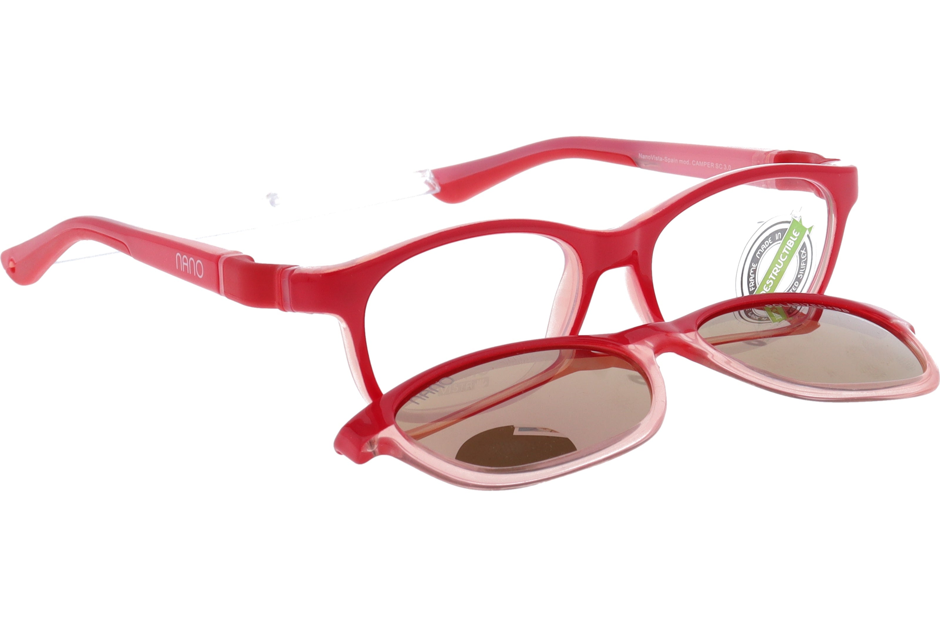 Gafas Graduadas Nanovista Camper Clip 3.0 NAO3041544SC Coral Rosa 44 13