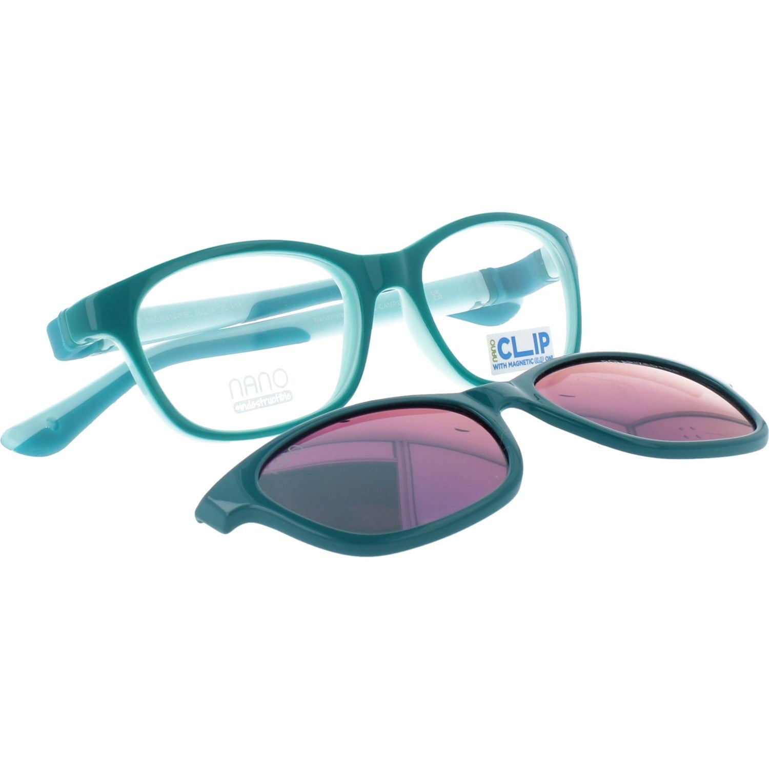 Gafas Graduadas Nanovista Camper Clip 3.0 NAO3041446SC Turquesa Menta 46 14