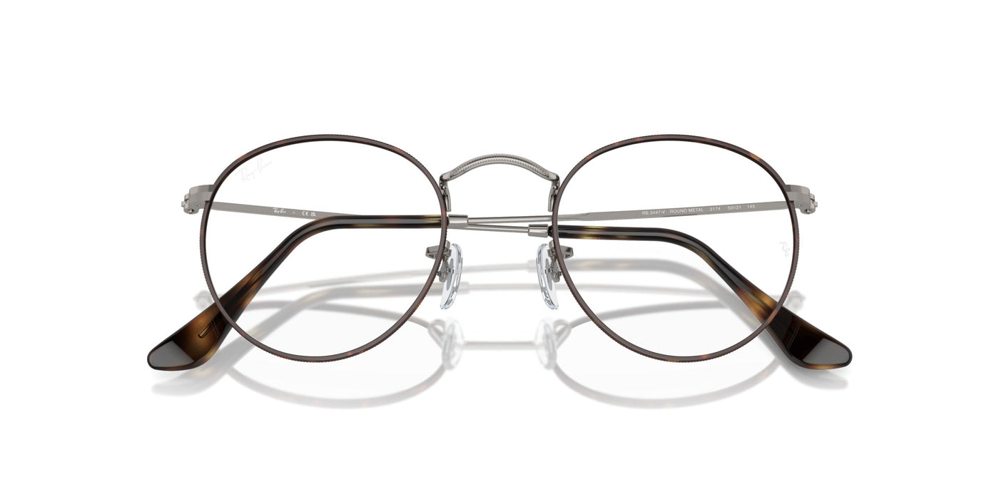 Gafas Graduadas Ray-Ban Round Metal RX3447V 3174 53 21