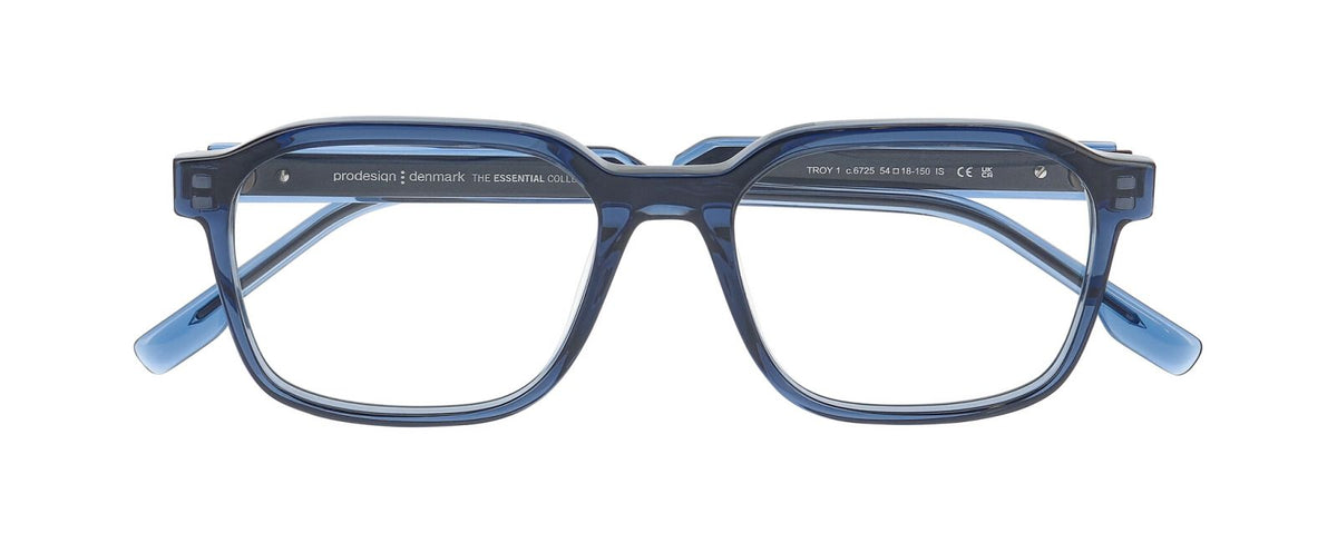 Prescription Glasses Prodesign Troy 1 6725 54 18 Con plaquetas