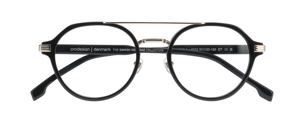 Prescription Glasses Prodesign Retro 3 6032 50 20