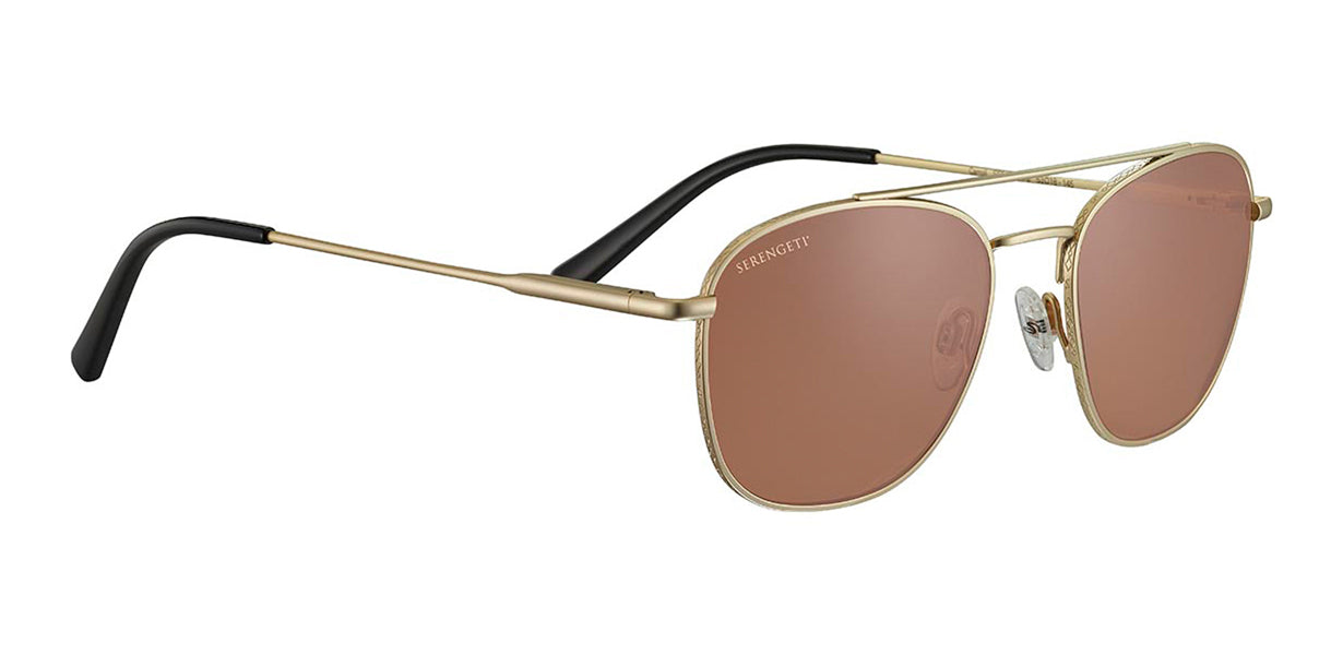 Gafas de Sol Serengeti Carroll 542004 Matte Light Gold 53 18