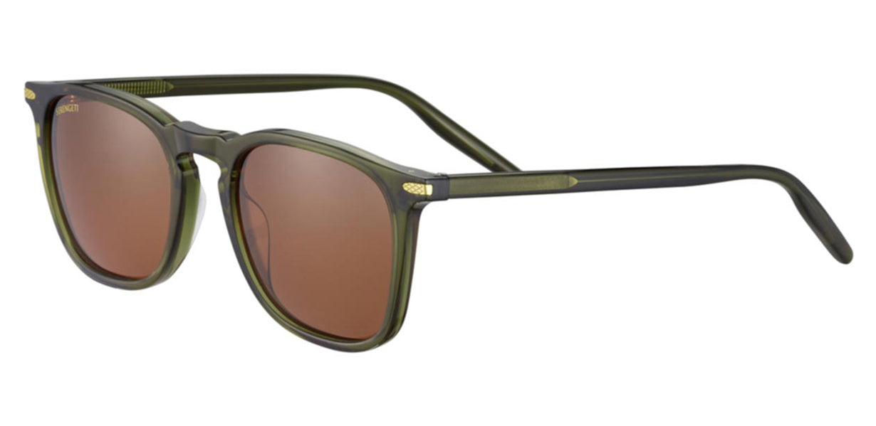 Sunglasses Serengeti Delio 021001 Shiny Crystal Khaki 51 21