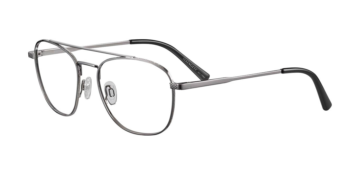 Gafas Graduadas Serengeti Miles 581001 Shiny Gunmetal 53 18